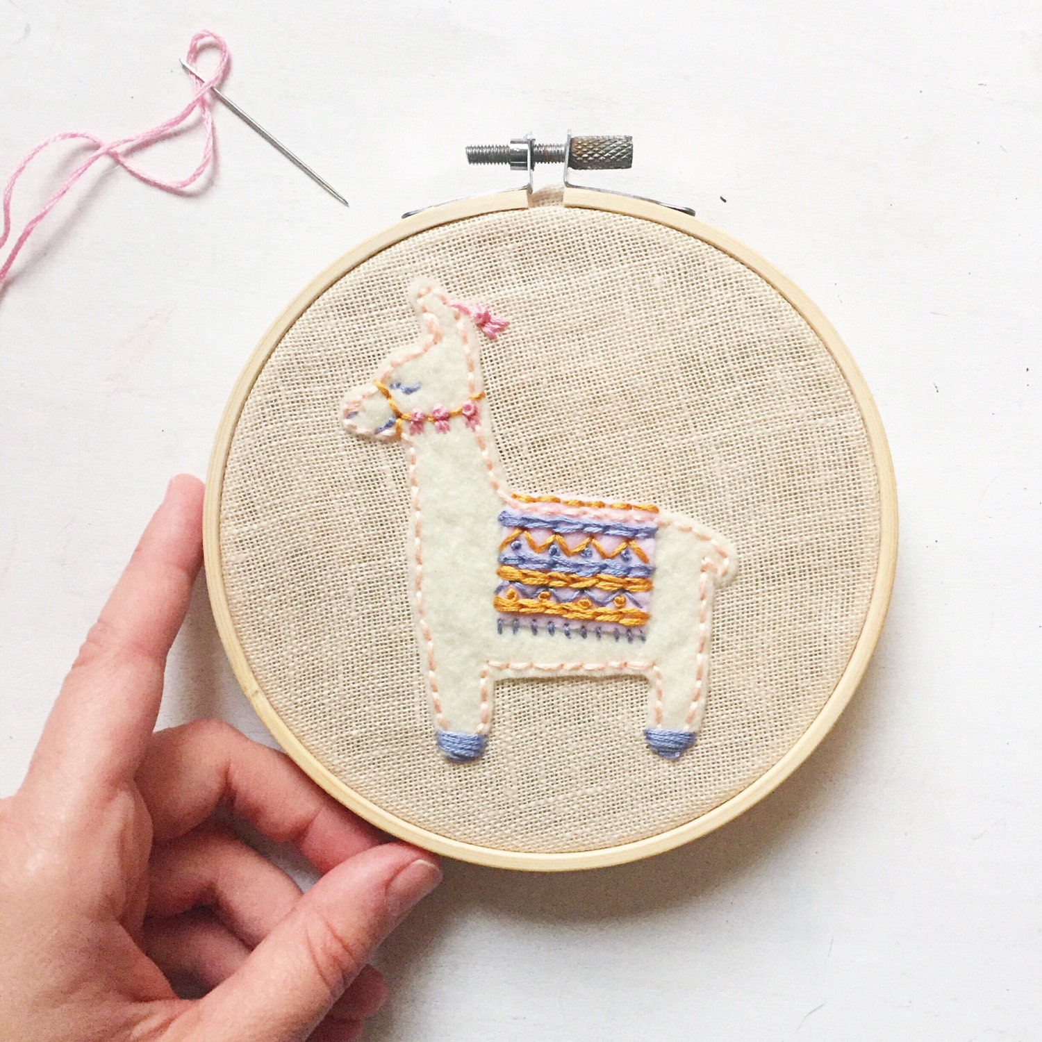 Llama embroidery llama embroidery hoop embroidery hoop art Llama embroidery llama embroidery hoop embroidery hoop art