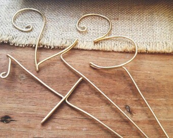 Table Numbers - Rustic Wedding - Wedding Decorations - wedding numbers - Wedding Decor - Wedding Table Numbers - wedding table numbers gold
