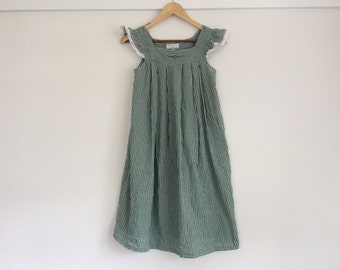 Green gingham dress | Etsy