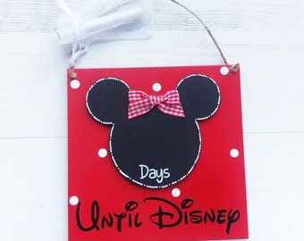 Disney countdown, Days til Disney, Holiday countdown, Disney trip, Disney vacation, Disney sign, gift for daughter, Disney Gifts, countdown