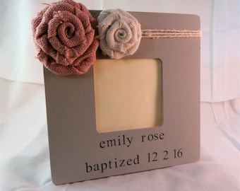 Baptism gift girl christening gifts for girls, baptism gift from godmother godfather godparents baptism picture frame