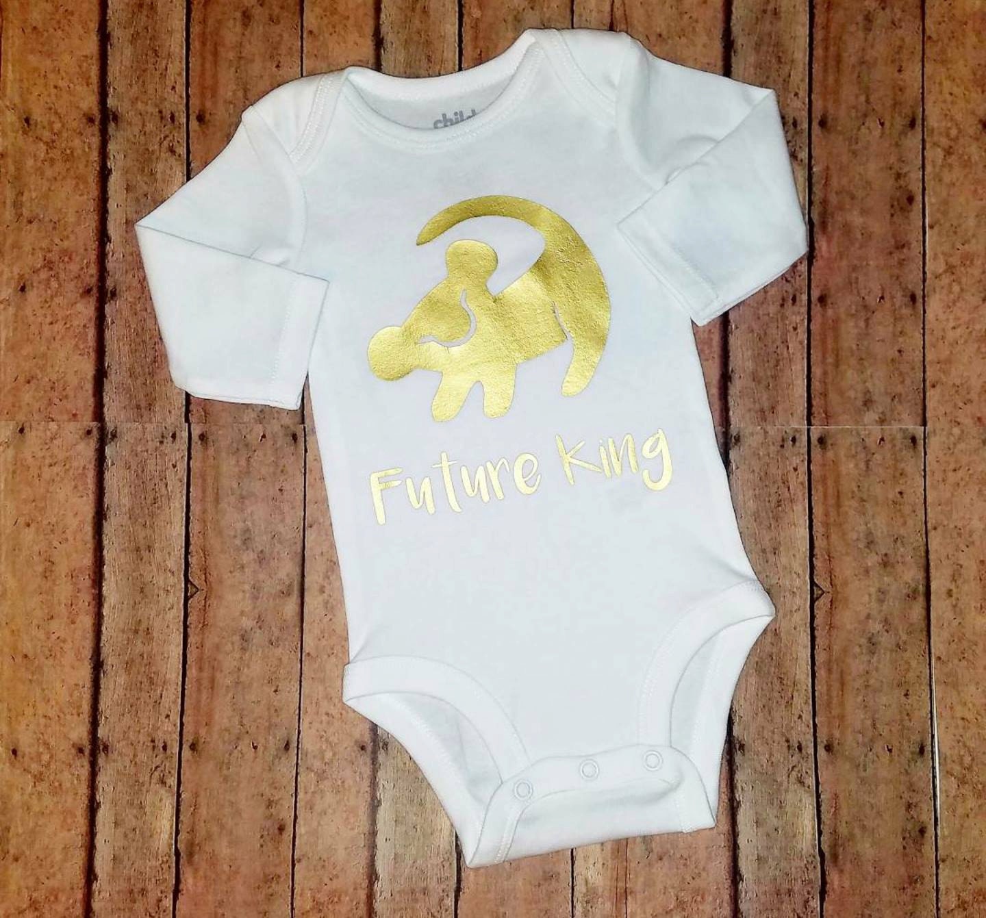 lion king onesie baby