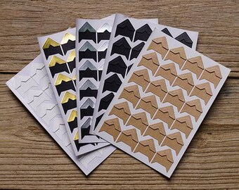120 pcs Paper Photo Corners Stickers/Photo Album Sticker TZ1886