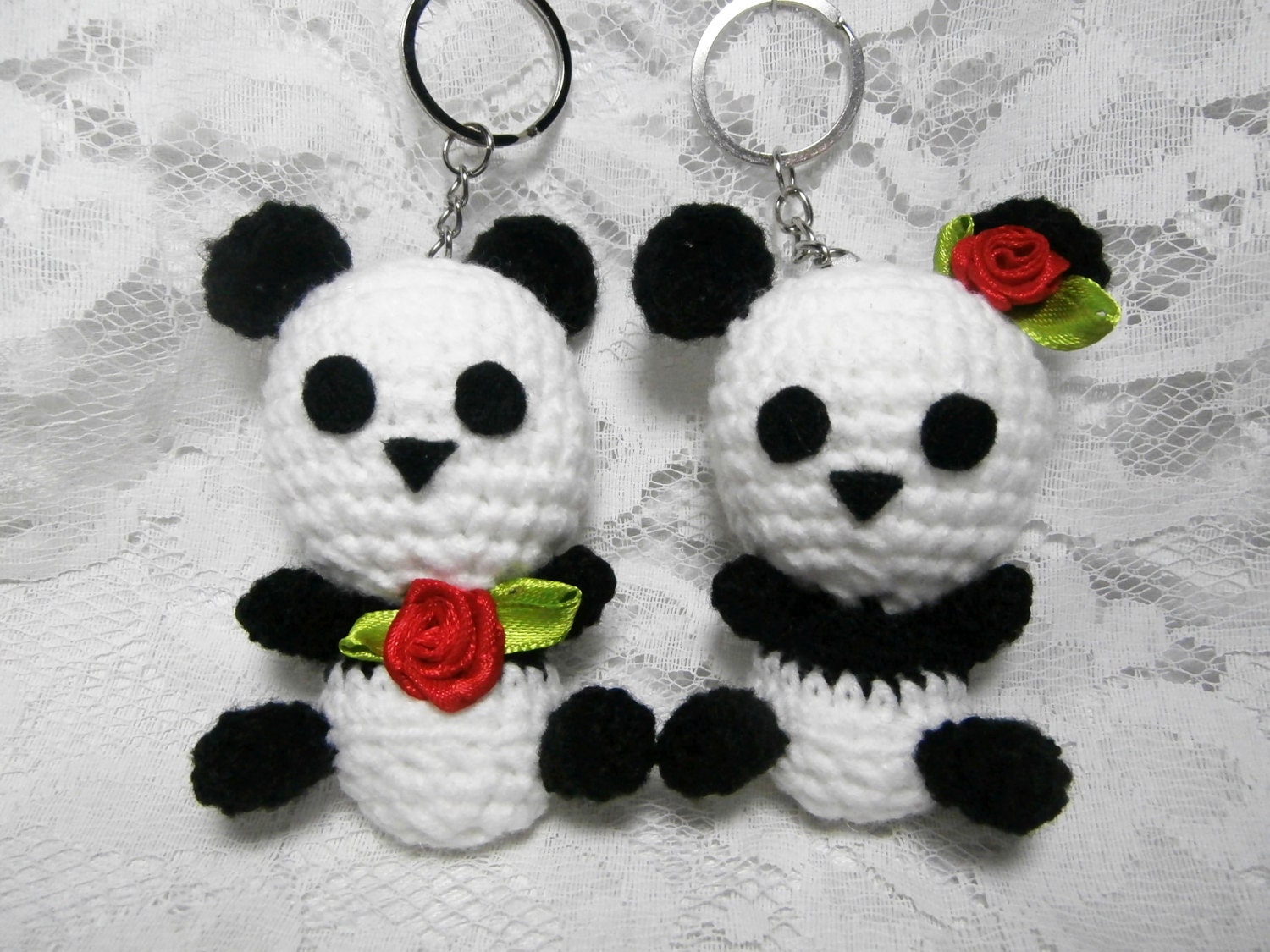 soft panda keychain