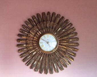 Mid Century Modern Syroco Clock