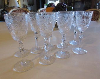 CRYSTAL WINE GLASSES
