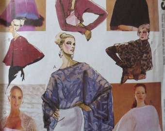 Evening Cover-up Pattern - McCalss 3033 - One Size - Elegant Capelet Sewing Pattern - Woman's Shrug