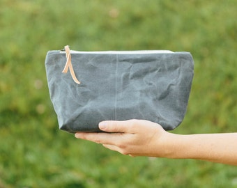 Klein Waxed Zipper Pouch