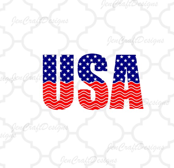 Download American flag USA svg USA monogram frames 4th of July svg