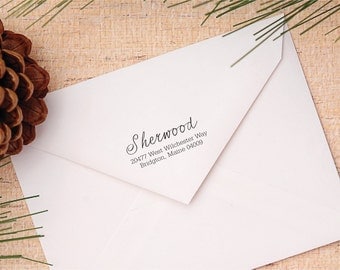 CUSTOM ADDRESS STAMP - Self Inking Return Address Stamp, Personalized Address Stamp Custom Stamp Address Invitation & Wedding address Stamp