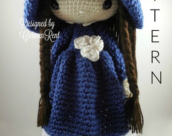 Matilda - Amigurumi Doll Crochet Pattern PDF
