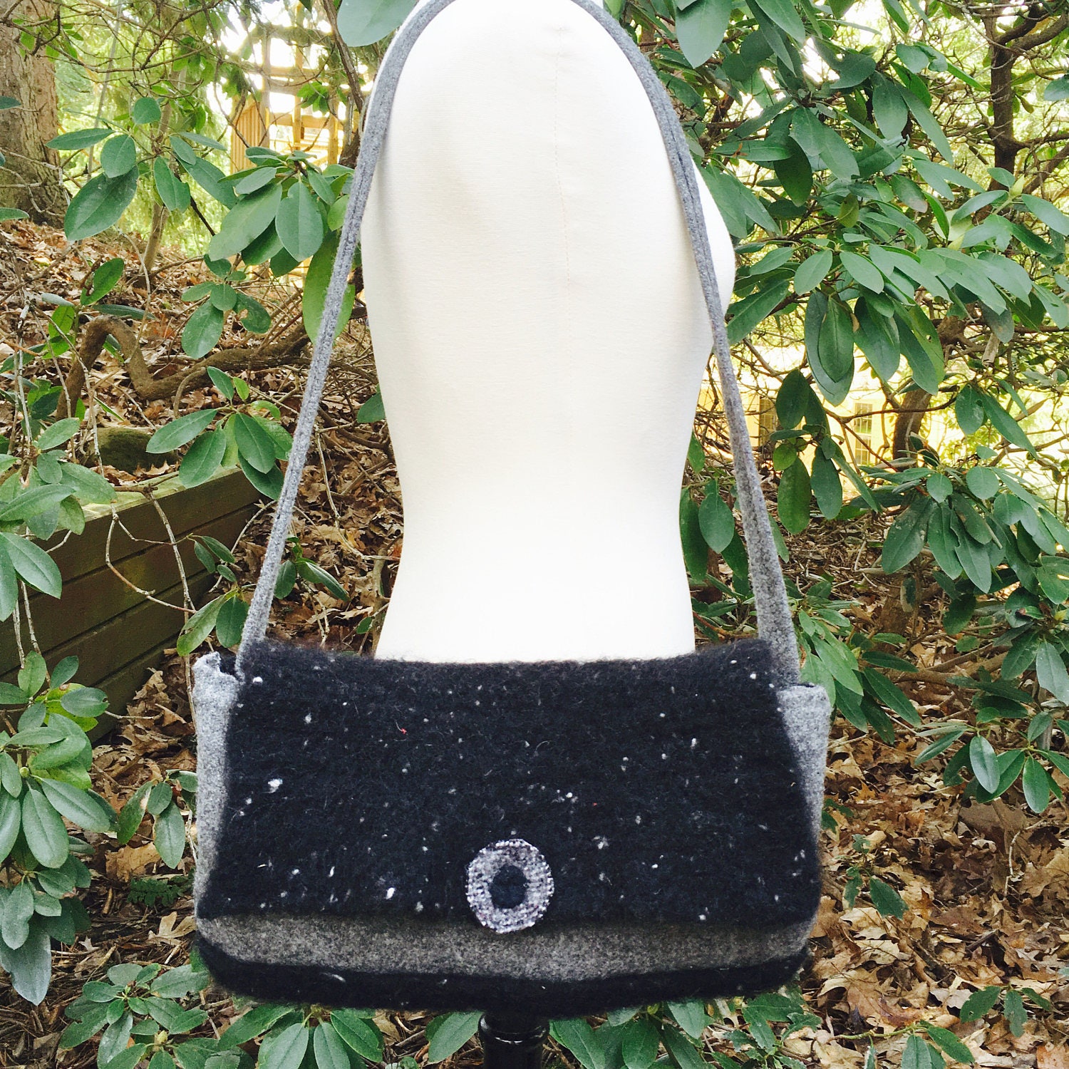 wool shoulder bag