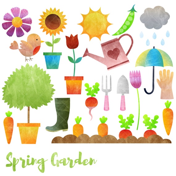 spring garden clip art - photo #10