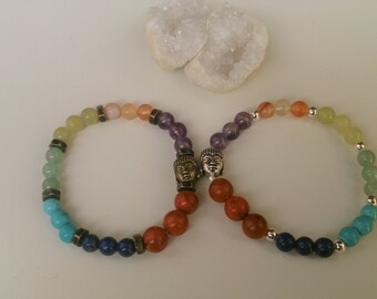 Bracelet Vintage Chakra En Pierre - Modèle N449 - Occasion