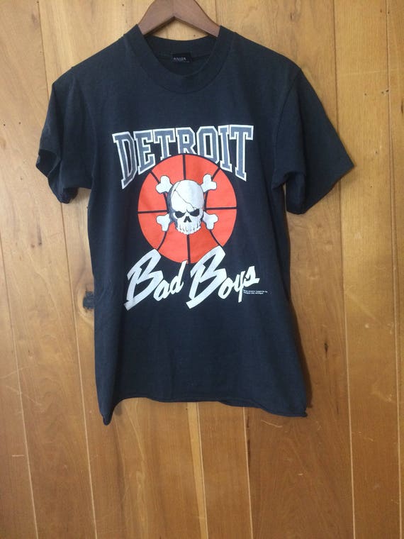 1989 Detroit Pistons Bad Boys shirt vintage Small on Screen