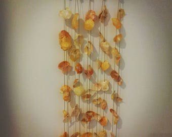 Seashell, Driftwood and Bead Wind Chime/ Wall Hanging