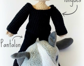 Complete outfit for doll crochet kawaii"(boy or girl)