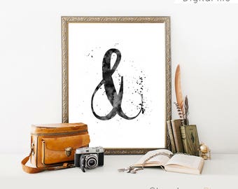 Ampersand Wall Decor ampersand printable | etsy Ampersand Wall Decor ampersand printable | etsy