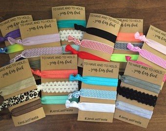 Hair Tie Favor // Bachelorette Party Favor