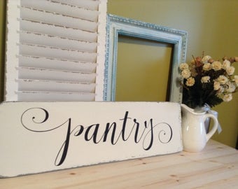Pantry Decor Sign, Pantry Sign Decor, Pantry, Kitchen Pantry Sign, Rustic Pantry Sign, Wood Pantry Sign