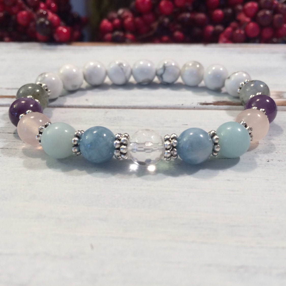 Calming 7 Bracelet for Anxiety & Stress Relief Healing