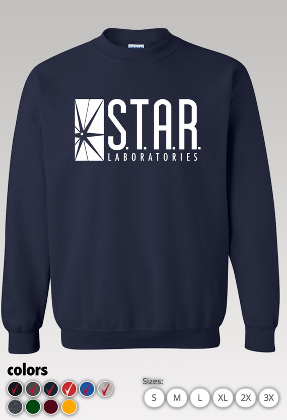 navy blue star labs sweatshirt