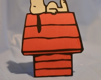 Snoopy Card, Snoopy Invitation, Snoopy Birthday Card, Snoopy Invite