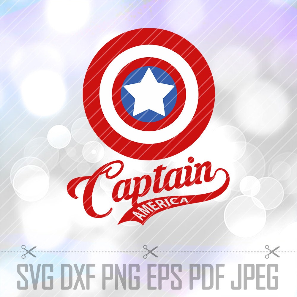 Captain America Logo Svg Free : Captain America Shield Svg Free Cutting