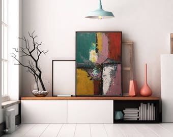 Home Decoration with Original Abstract Painting on Canvas Large Wall Art Contemporary Art with Texture - FREE Global Shipping