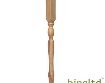 28" Tall (TL706) Hardwood Table Leg