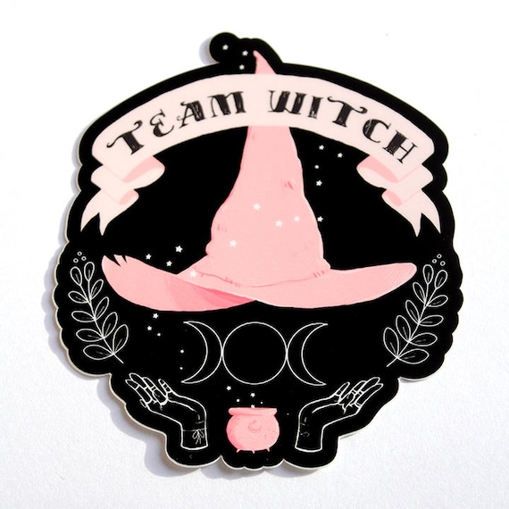 Team Witch  Sticker  Where My Witches At Sticker  Witch 