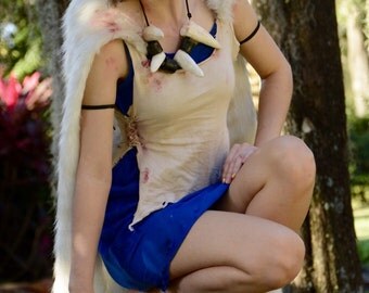 NEW Handmade San Princess Mononoke Cosplay Dress