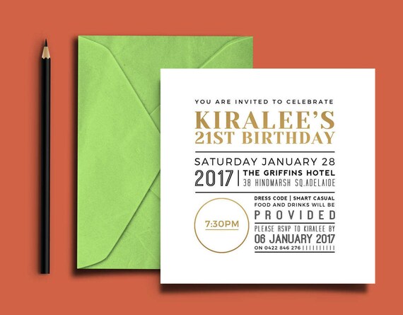 Items similar to Birthday Invitations on Etsy