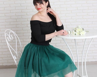 Women tulle skirt, Length tulle skirt, Tutu skirt, Carrie tulle skirt, Wedding tulle skirt.