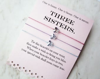 Sisters Wish bracelet,sister gift, big little bracelets,sorority sisters bracelet, butterfly bracelets, gift for sister