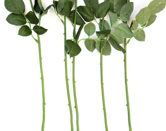 ONE Realistic Floral Stem with Foliage/Leaves ... 16.5 inches - Artificial Stems.... Floral Arrangement...DIY Wedding bouquets - ITEM 0953-1