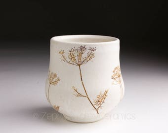 Ceramic Wine Cup - Stoneware Tumbler - Tea Bowl - Yunomi - Juice Cup - Pottery Glass - Handleless Mug