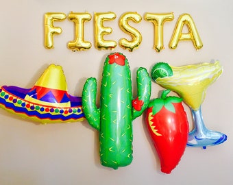 FIESTA Balloon Letters, Fiesta, Fiesta Letter Balloons, Fiesta Banner, Fiesta Banner Kit,FIesta Party,Fiesta Theme, Fun Fiesta,Fiesta Decor,