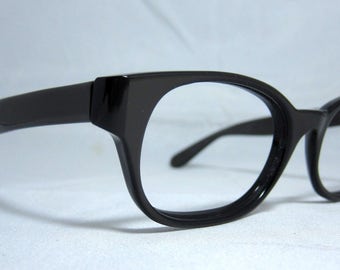Vintage EyeGlasses Mens 50s-60s Mink/Gold Frames. Bausch and Lomb USA