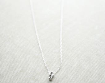 Initial Choker Necklace- Dainty Choker/ Personalized Choker/ Silver Choker/ Minimal Choker/ Script Alphabet Choker/ Cursive Letter Necklace