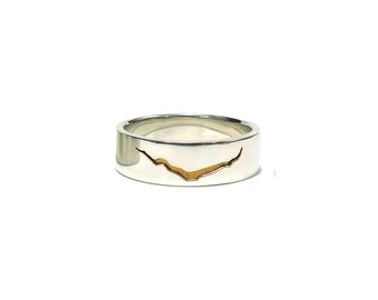 dr who inspired crack in space and time ring sterling silver gold plated with engraving - Dr Who Wedding Ring dr who inspired crack in space and time ring sterling silver gold plated with engraving - Dr Who Wedding Ring