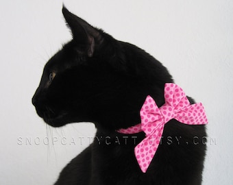 Cat Bow Tie - Pretty in Pink