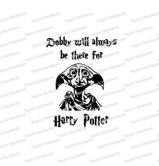 Download SVG Dobby will always be there for Harry Potter H P