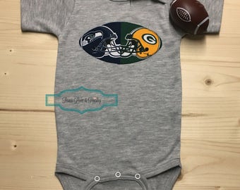 House Divided Baby ~ 50 Teams Available, Baby Football Outfit, Baby Shower Gift, New Baby Gift, Football Baby Outfit, Going Home Outfit