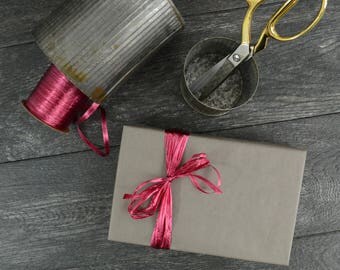 Slate Gray Kraft Wrapping Paper, 2 Feet x 10 Feet