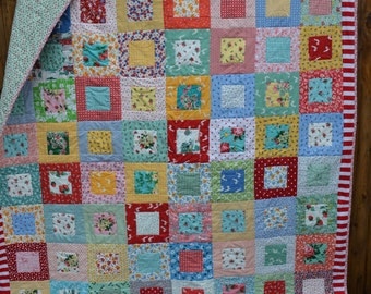 Unique Handmade quilts made with absolute by TrueloveQuiltsForYou