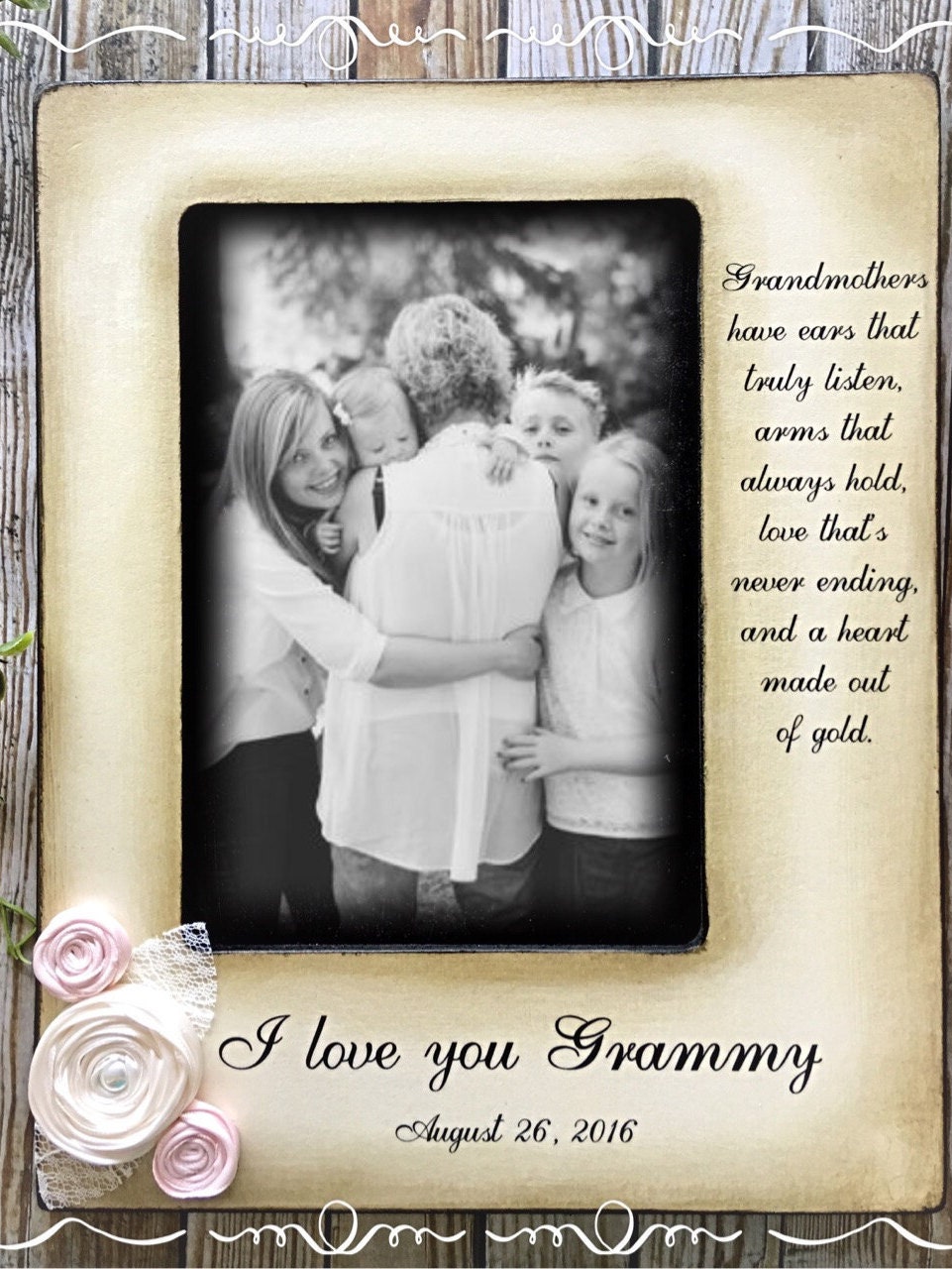 Grandma Picture Frame Gift Wedding Frame Bride Keepsake