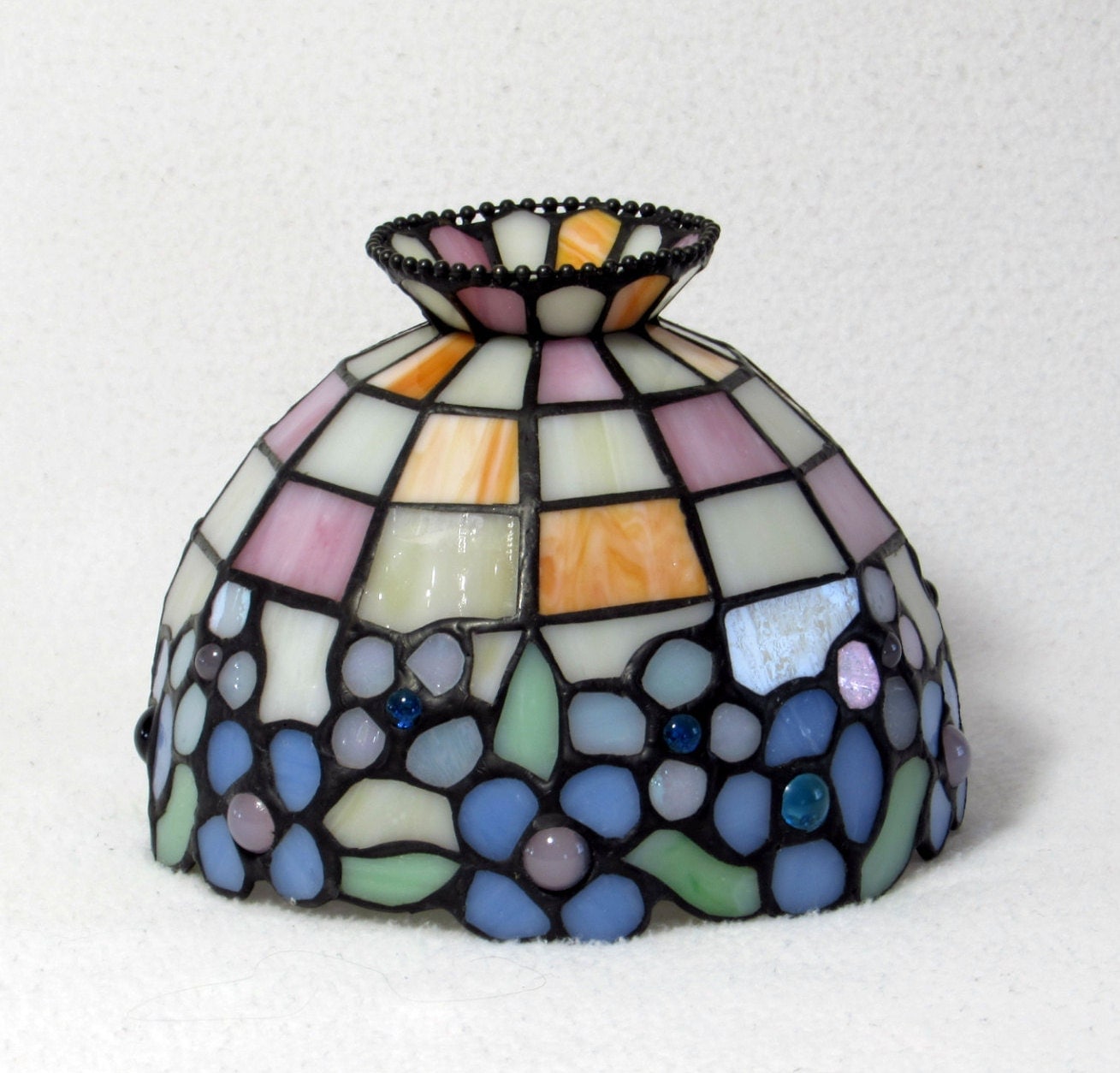 Pretty Pastels Stained Glass Lamp Shade