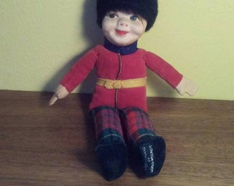 Vintage Norah Wellings British Soldier / Guard Doll - Made in England