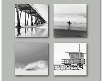 Ocean photography beach scene 8x10 print nautical decor waves